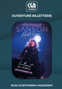 Affiche de l'évènement CONCERT AU CINEMA // VERONIQUE SANSON - HASTA LUEGO  à Châlons-en-Champagne