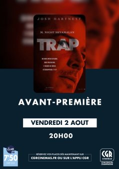 Affiche de l'évènement AVANT PREMIERE/ TRAP à Châlons-en-Champagne
